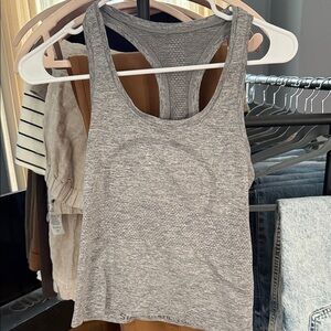 Lululemon Athletica Heathered Gray Tank Top